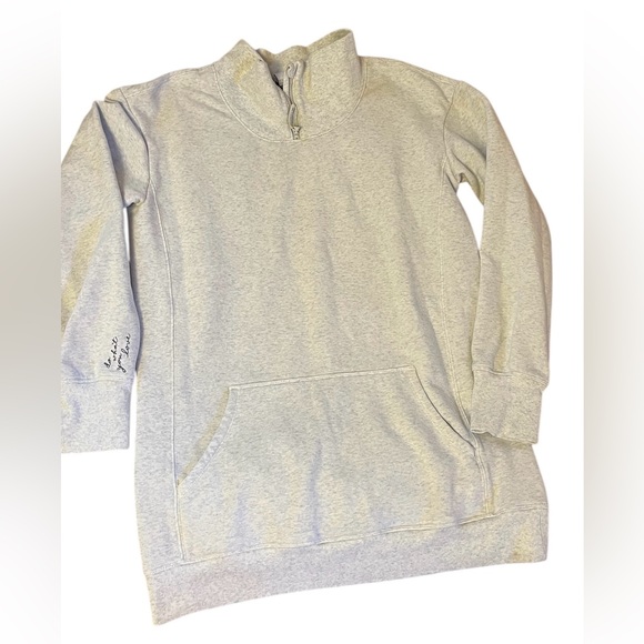 Athleta Girl Retroactive 1/4 zip pullover Do What you Love EUC Size XXL 16 - Picture 1 of 9